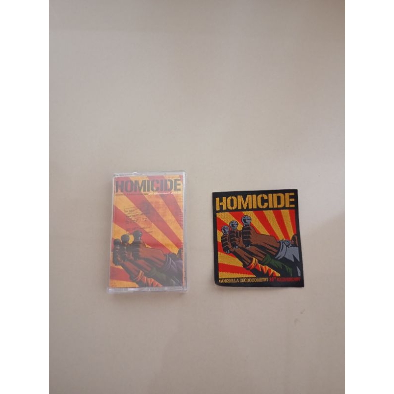 Homicide - Godzkilla 20th Anniv Bundling Kaset dan Patch