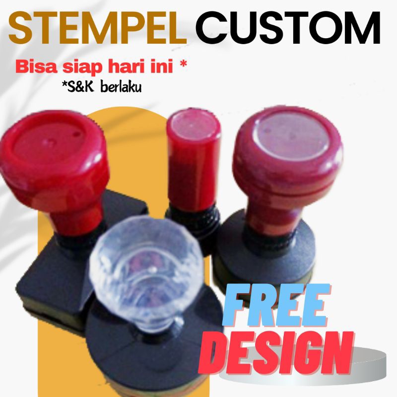 

Stempel custom otomatis free design