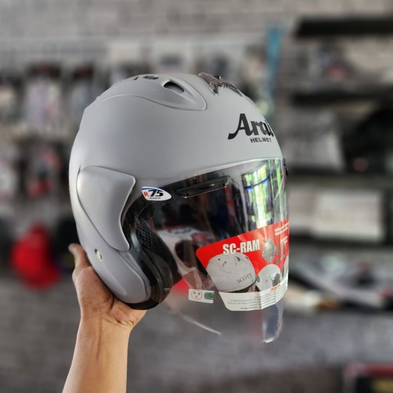 Helm Scott Vz ram solid abu grey doff not TSR ram4 ram5