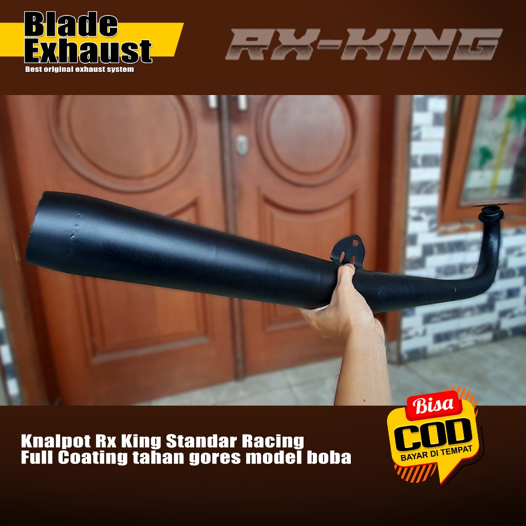 Knalpot RX king Full coating model/type boba, Yy pang yypang tahan gores