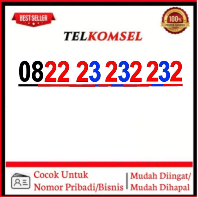 kartu perdana nomer cantik telkomsel simpati 2323 2323 212 212