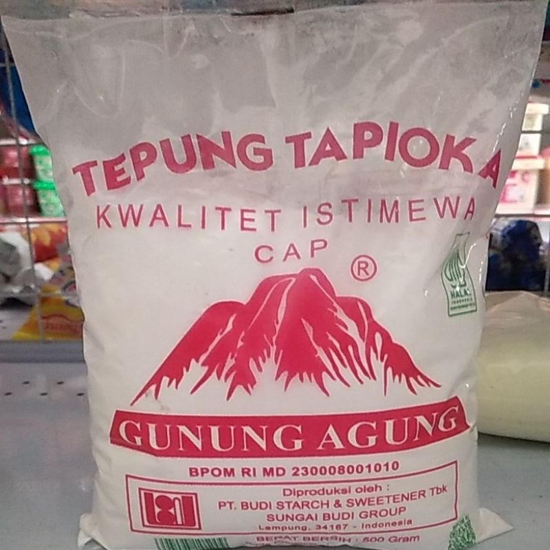 

TEPUNG TAPIOKA GUNUNG AGUNG 500 GRAM
