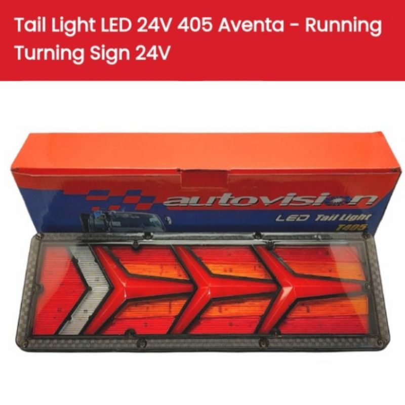 Lampu Rem Truk Stoplamp LED Truk 24Volt Stoplamp Truk mobil Autovision