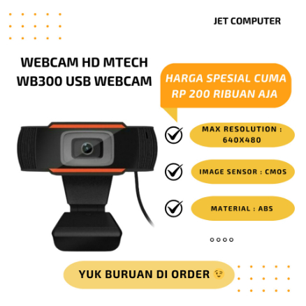 Webcam HD MTECH WB300 usb webcam