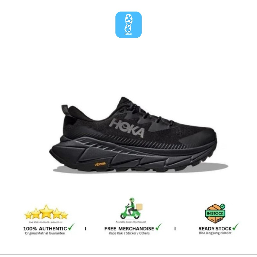 Hoka One One Skyline Float Men's Trail Running Shoes - Full Black