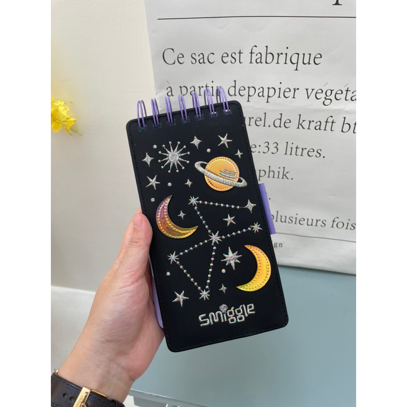 

SMIGGLE memo pad notes stationery import stationary unicorn outer space night time planet moon