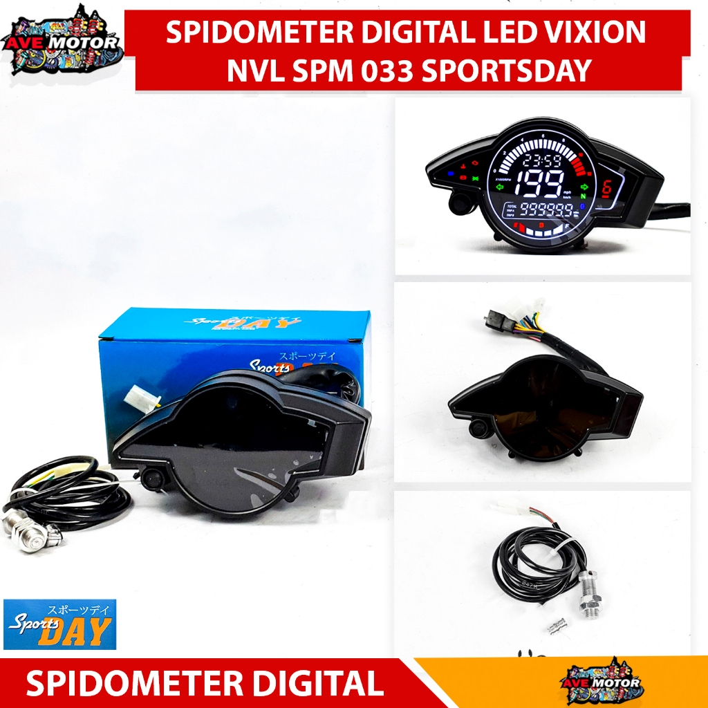 Spido Vixion New Digital NVL Day Speedo Vixion NVL