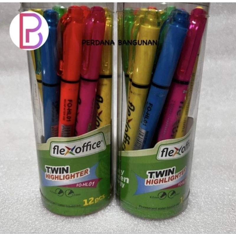 

STABILO FLEXOFFICE TWIN HIGHLIGHTER