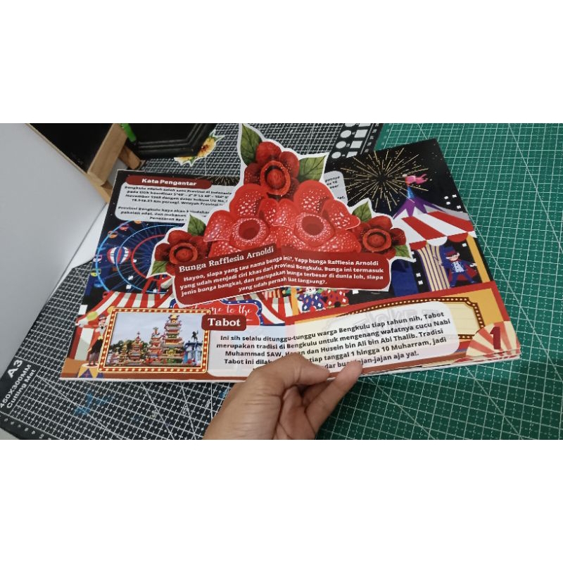 custom pop up book-7 halaman