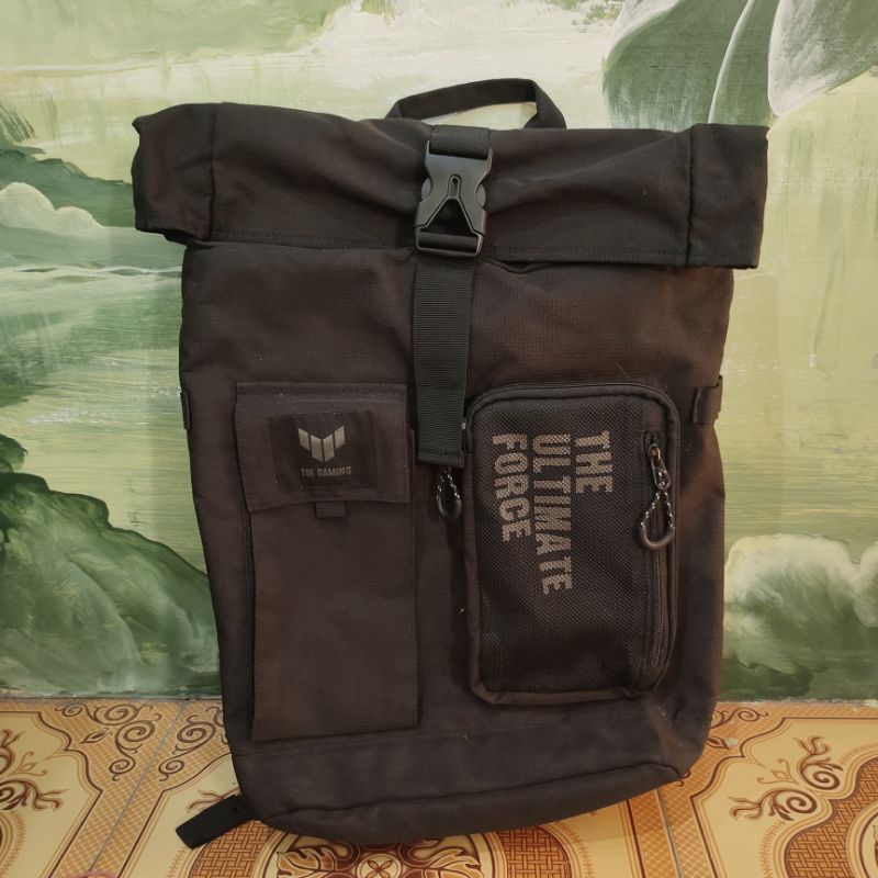 Tas Laptop Asus TUF Original Hitam Murah Second