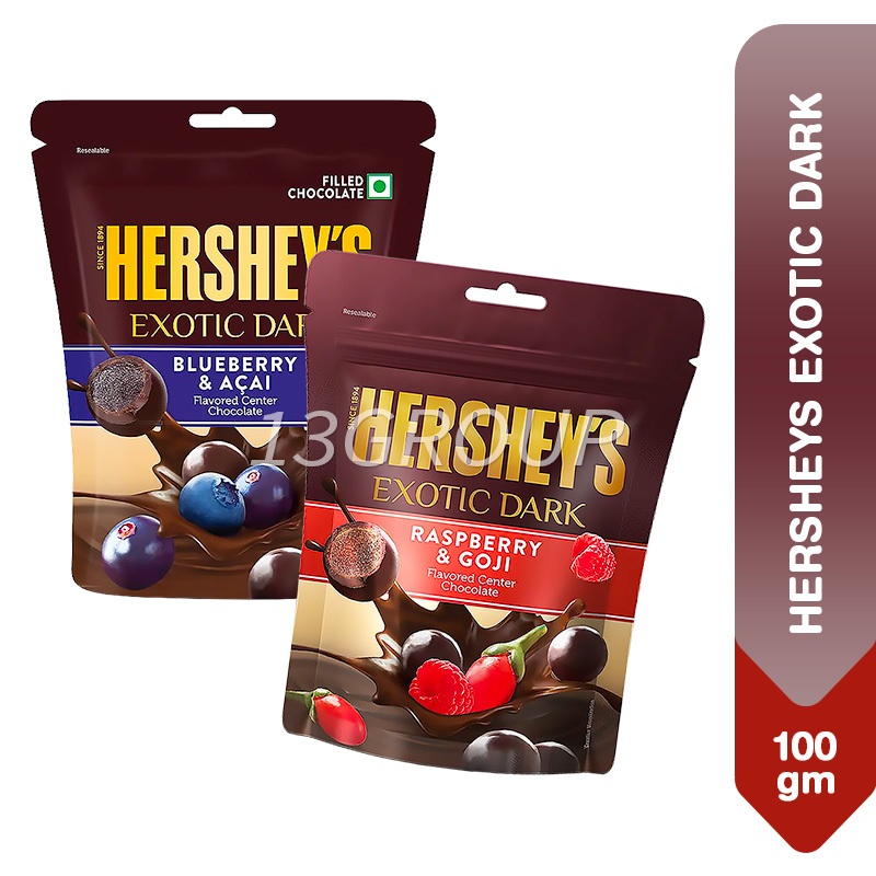 

Cokelat HERSHEY'S [PO SINGAPORE EXP 12/25] Hershey's Exotic Dark Blueberry & Acai Flavoured Center Chocolate 100g | Hersheys Miniatures isi 136gram asal USA Amerika Produk Import Jastip Singapore Malaysia Ori Coklat Oleh-Oleh Jastip Malaysia Trusted BGS