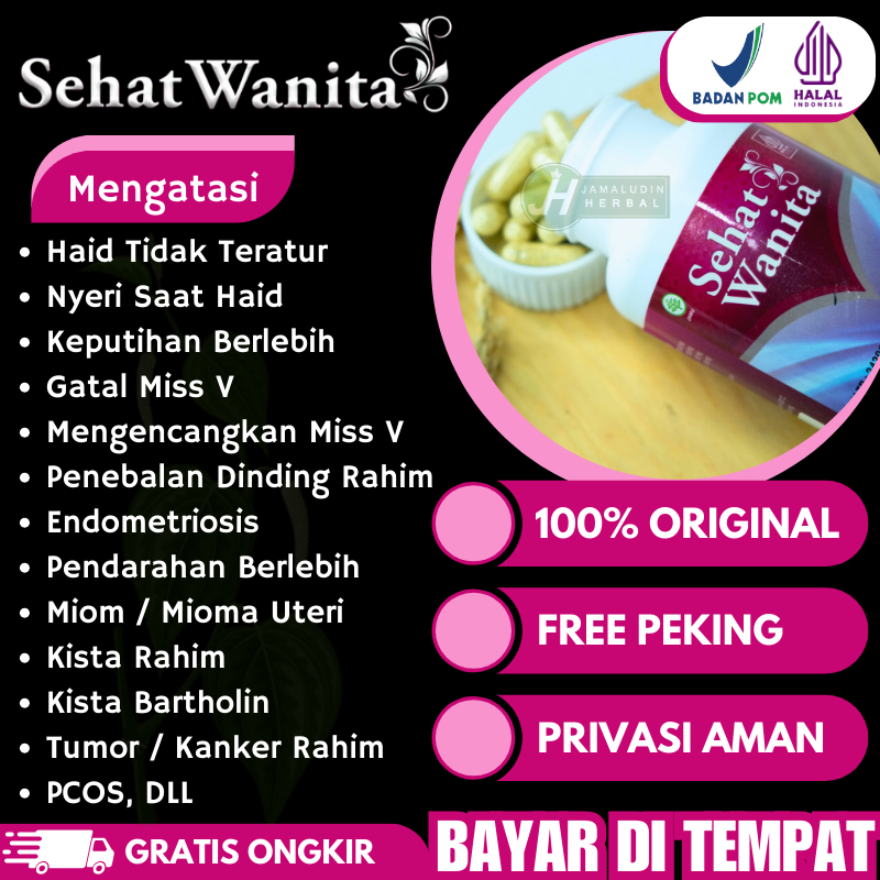 OBAT HERBAL ATASI VAGINA KERING - Mengatasi Penyebab Miss V Kering - Bibir Pagina Nyeri Bengkak