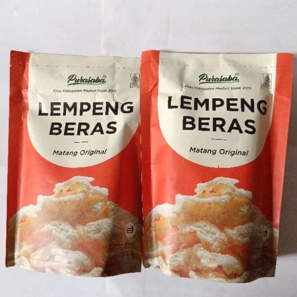 

KERUPUK LEMPENG BERAS PURASABA KHAS MADIUN