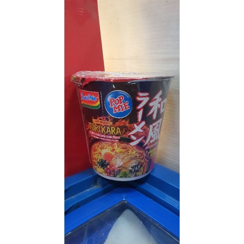 

Indomie Pop Mie Soup Noodles Tori Kara 70gr/ Tori Miso 77gr