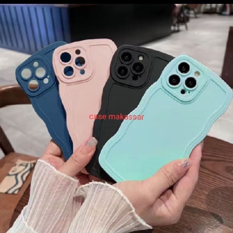 case silikon cassing macaron gelombang a01 a05