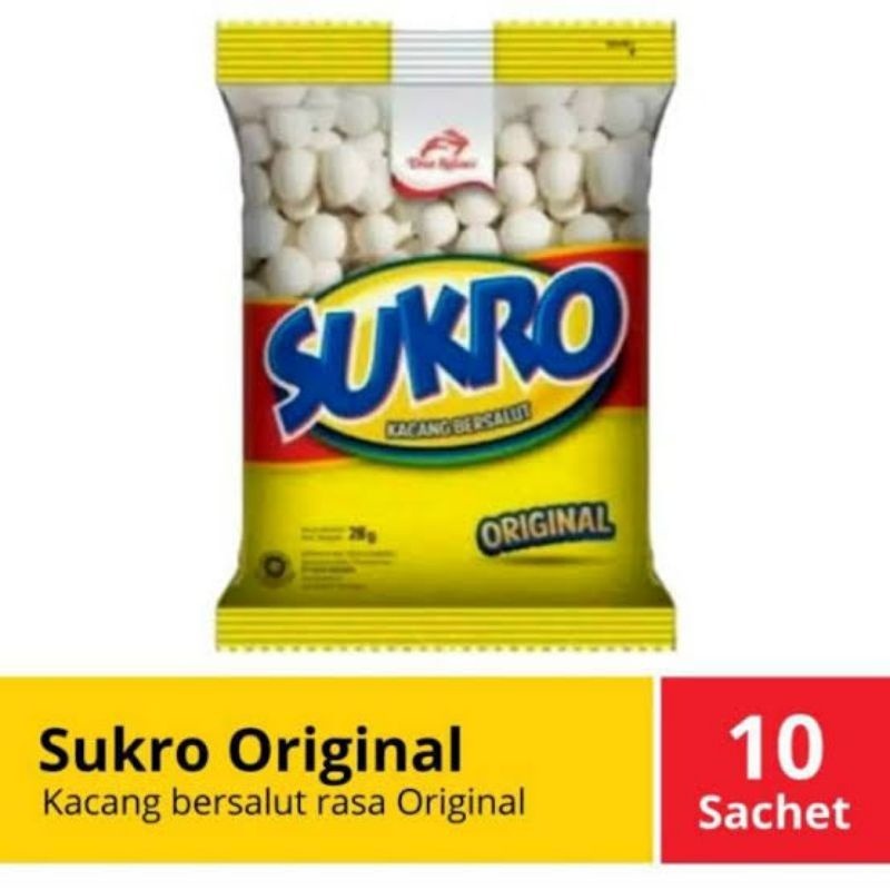 

Kacang Sukro Dua Kelinci 1 Renceng - Isi 10 sachet