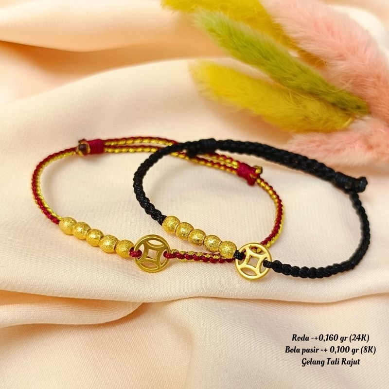 GELANG TALI CHINA KEBERUNTUNGAN CHARM