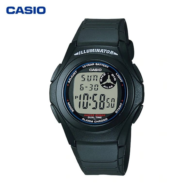 JAM TANGAN CASIO WANITA CASIO F-200W-1A / F200W CASIO ORIGINAL