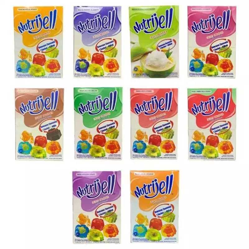 

Nutrijell Ekonomis PowderJelly 10gr Aneka Rasa Harga ecer