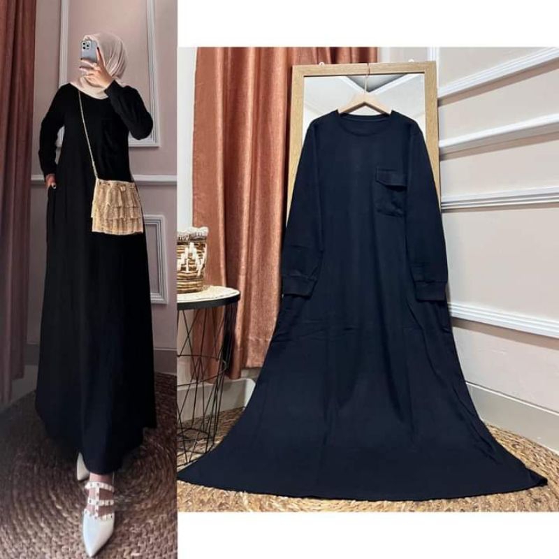 Gamis Polos Gamis Saku Gamjs kaos kombet Gamis adem Gamis wanita kekinian