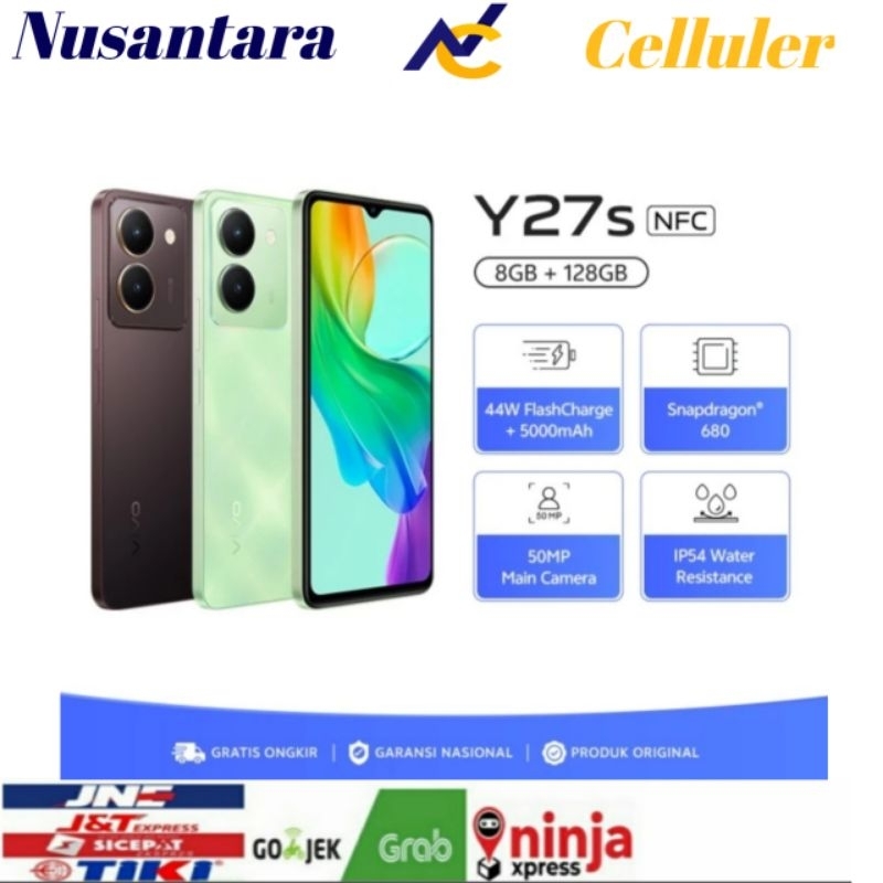HP VIVO Y27s RAM 8 GB ROM 128 GB+ NFC [Fifo Y27s 8/128 GB] Garansi resmi