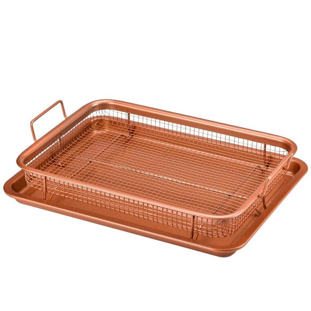 HomeAku Cooper Crisper Tray / Baking Tray / Oven Tray / Peniris Minyak / Crisper Tray / Cooling Rack