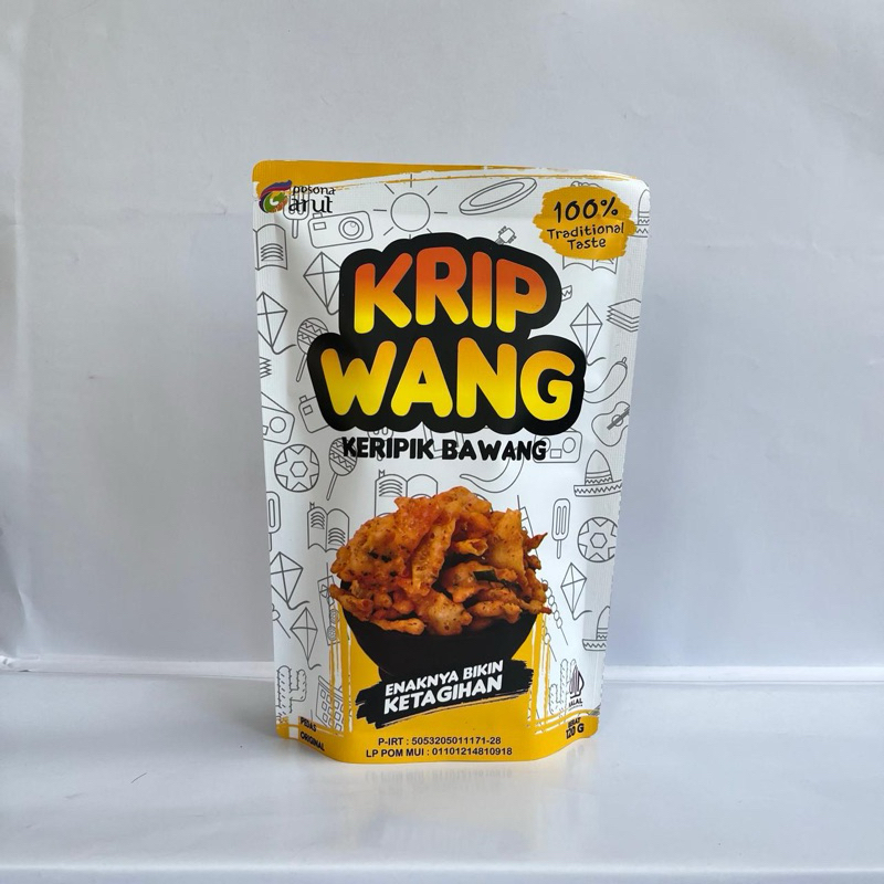 

KRIPWANG / KRIPIK BAWANG / KERIPIK BAWANG / KERIPIK BAWANG GURIH PEDAS ORIGINAL