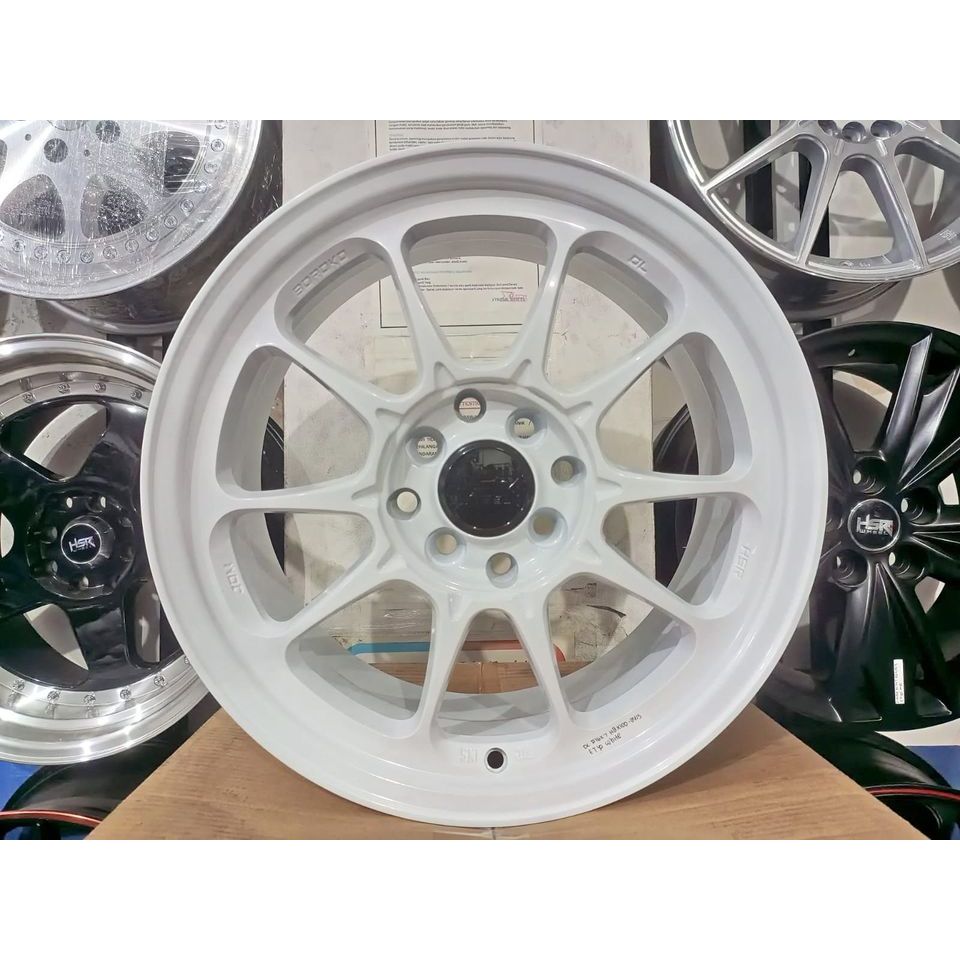 Velg ring 16 putih jari-jari Lebar 7 velg mobil Jazz Mobilio Swift Yaris freed Hsr DL