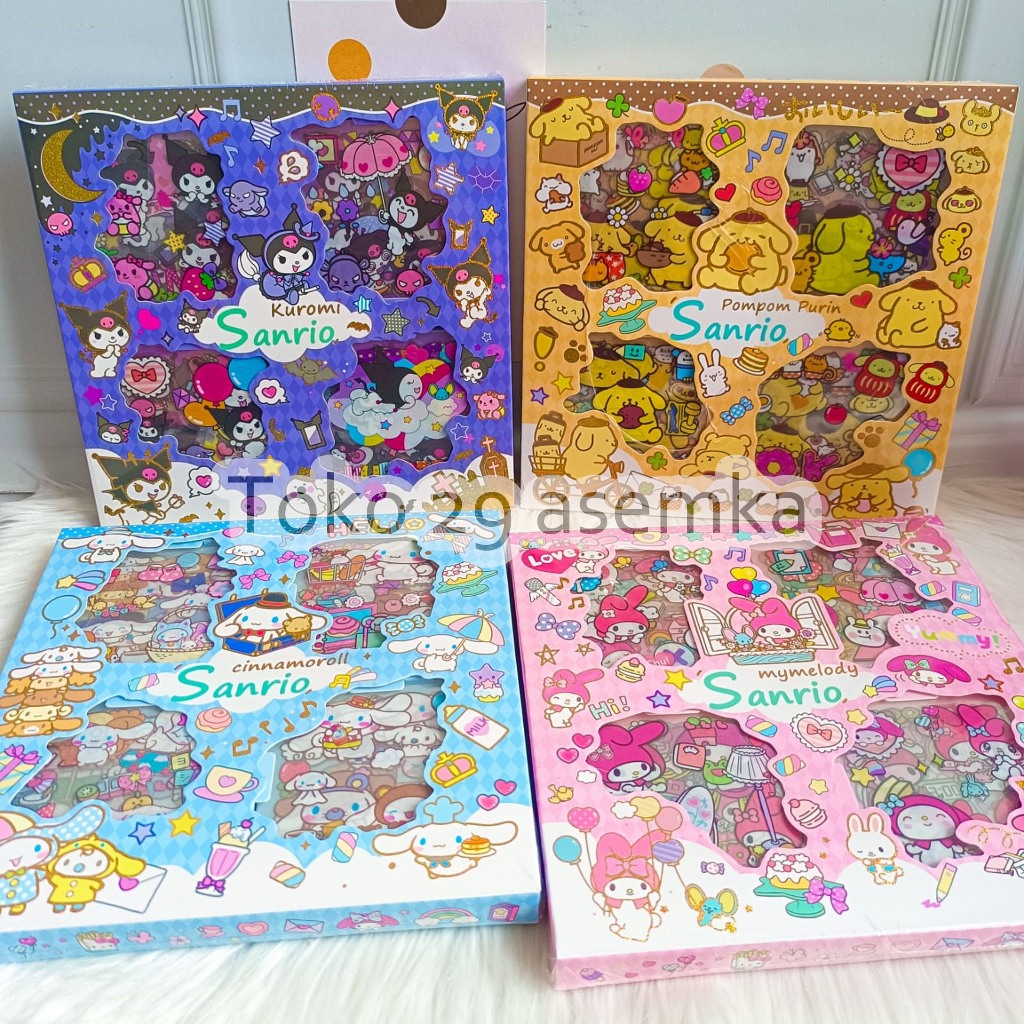 

STICKER BOX SANRIO ISI 32 LEMBAR SET DAILY MANUAL CUTE PATTERN STICKER ISI 32 LEMBAR KARAKTER SANRIO