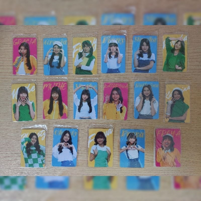 Photocard Japota X JKT48 Official (Marsha, Gracia, Kathrina, Fiony, Muthe, Freya,Christy)