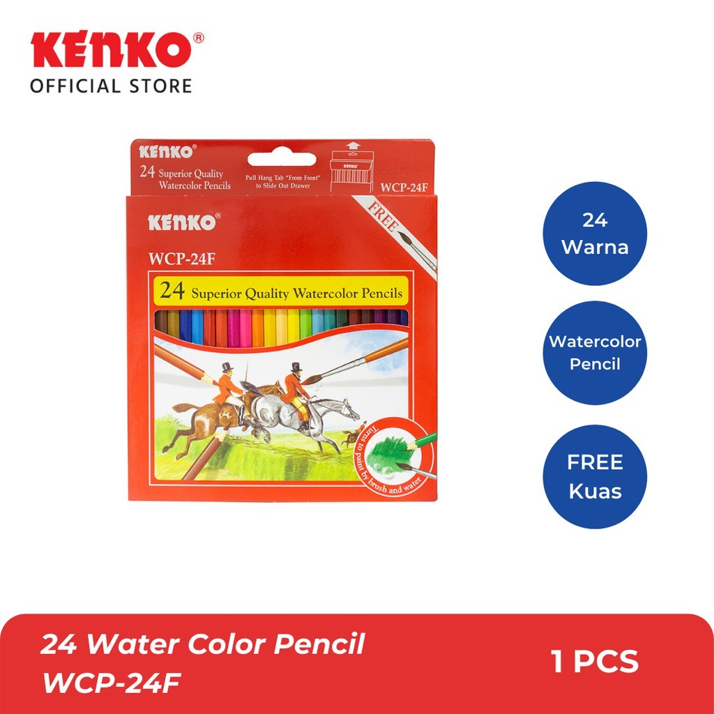 

24 Color Pencil Water WCP-24F KENKO