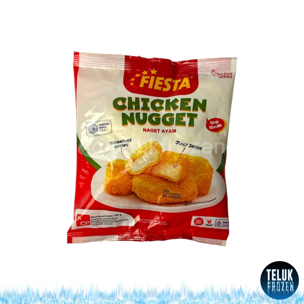 

Fiesta chicken nugget 200 gr / naget ayam fiesta 200gram termurah daging nuget halal enak lezat juicy