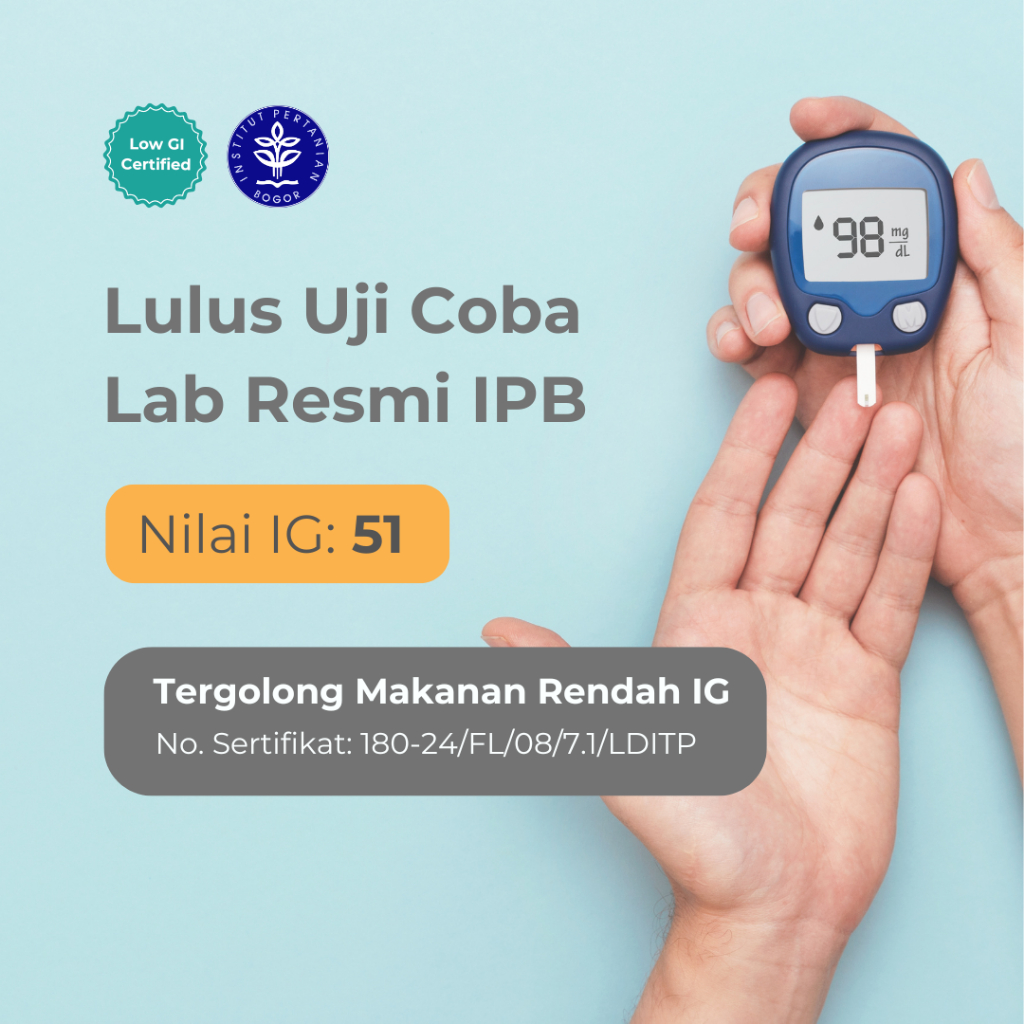 

LAKU Beras Putih Premium 2Kg - Beras Diabetes RendahHanamiRice