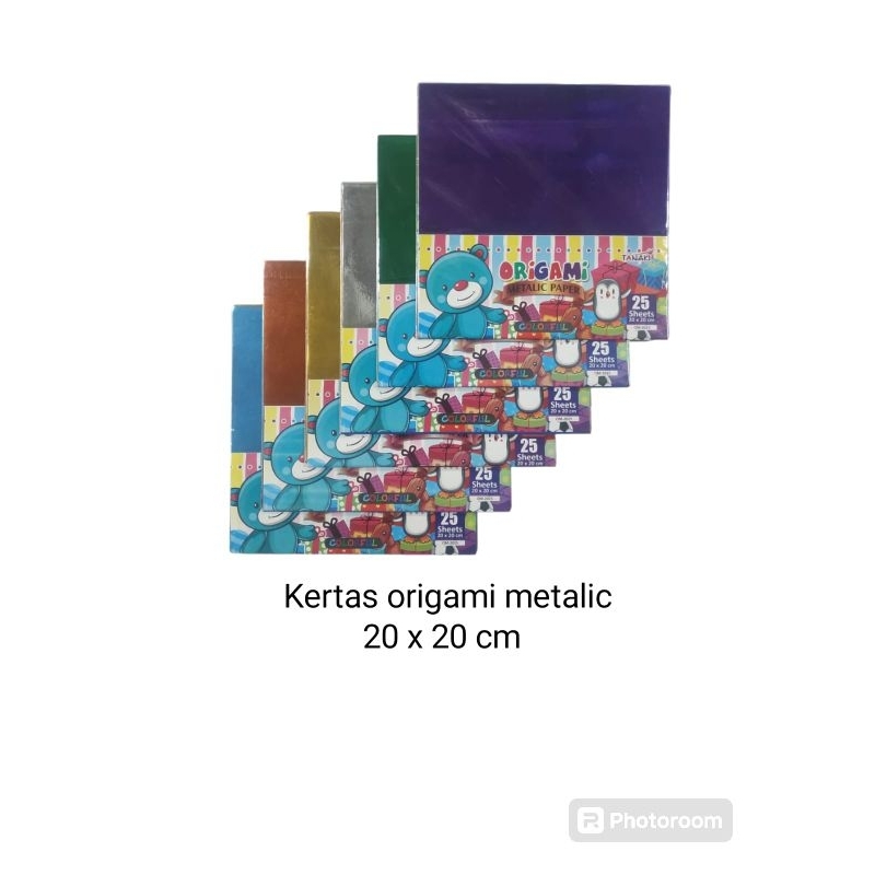 

kertas origami metalik 20x20 ** MRH