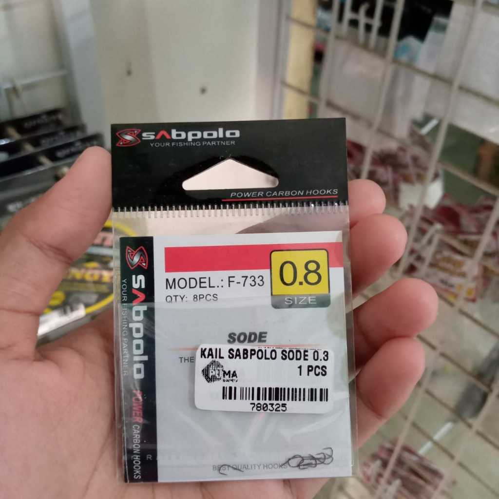 Mata Kail Pancing Sabpolo Sode Kail Non Lubang Kail Nol Koma Microfishing Mancing Ikan Kecil