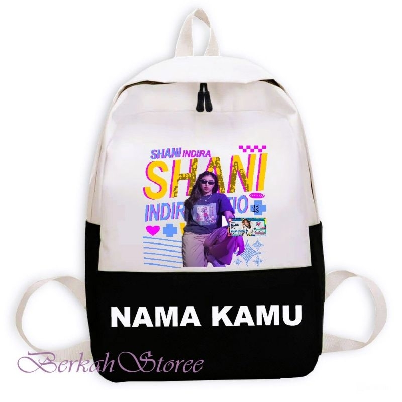 Fashion Tas Ransel Sekolah Anak Gambar Karakter Shani Indira Nation JKT48, Tas Sekolah Anak Unisex, 