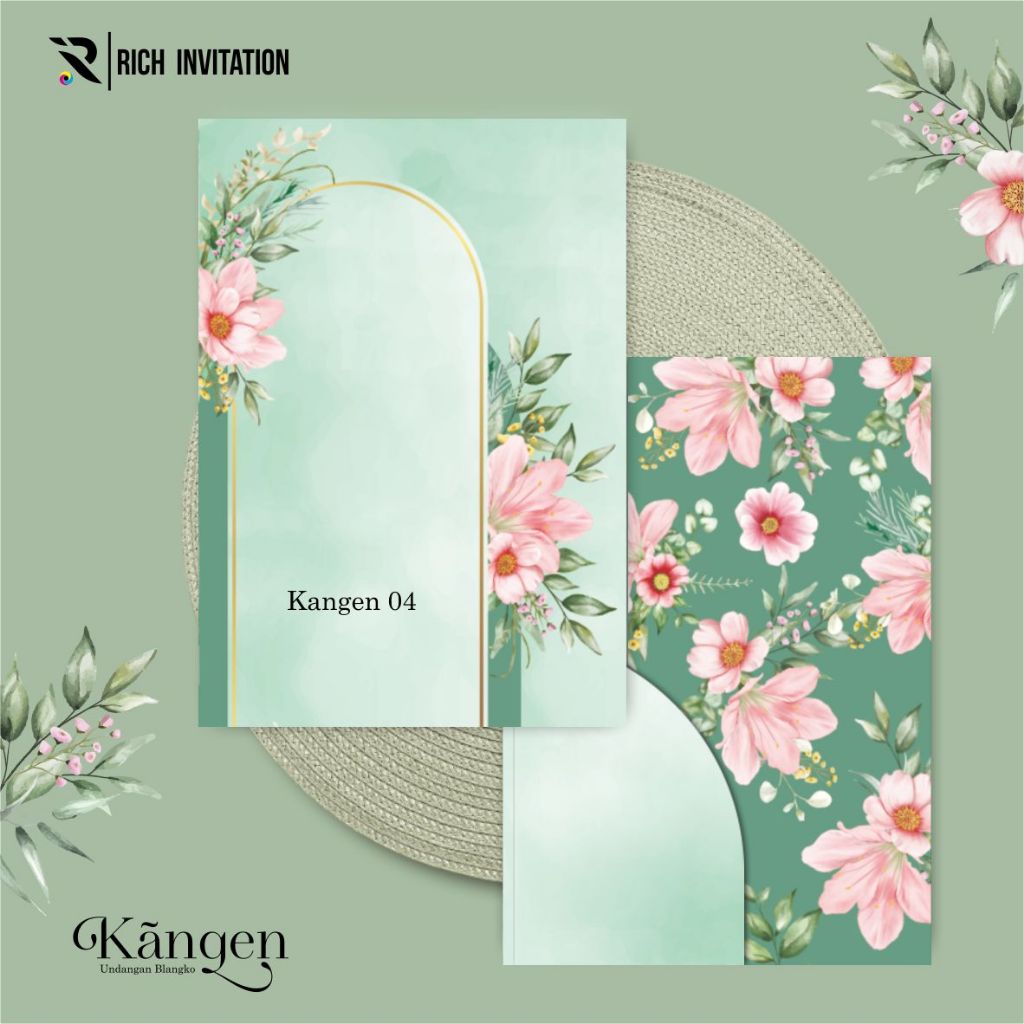 BLANGKO UNDANGAN PERNIKAHAN KANGEN - BLANGKO NIKAH UNDANGAN KOSONGAN KANGEN 04