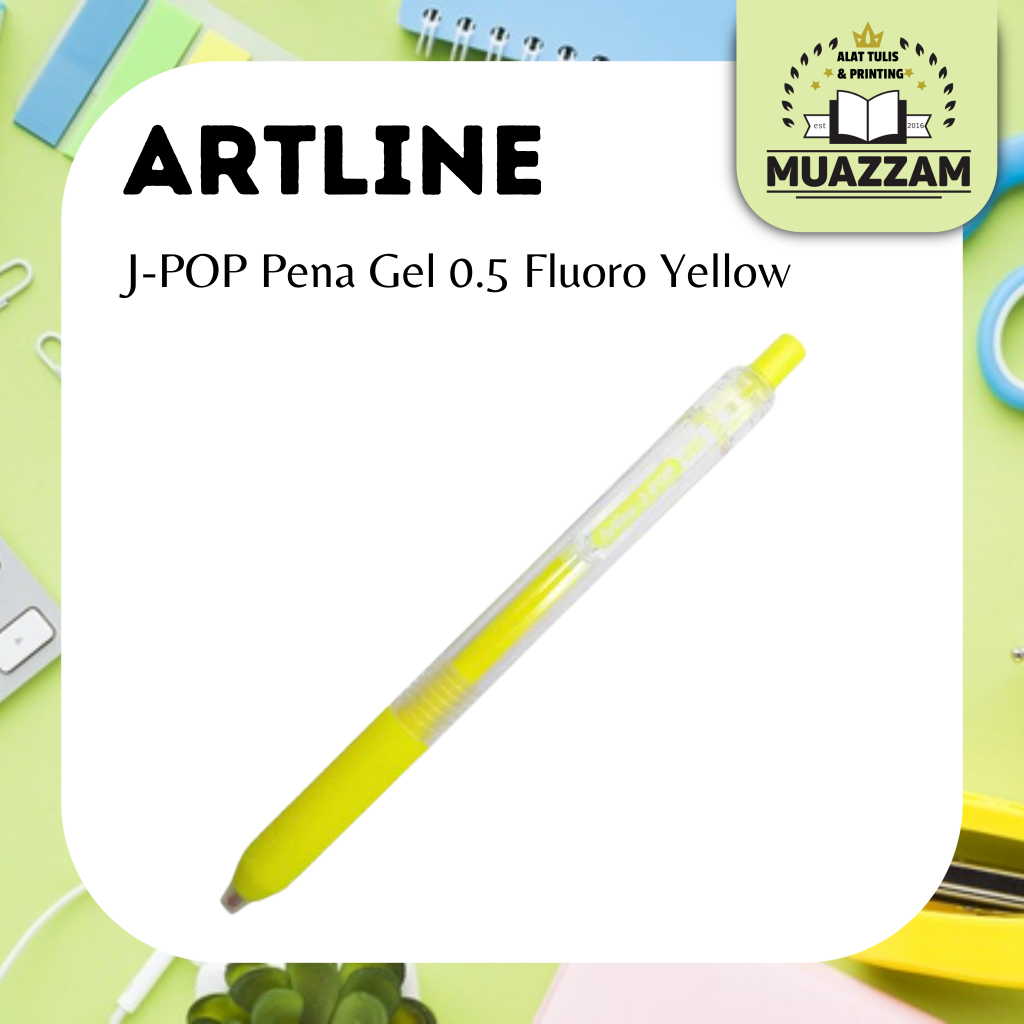 

Artline Pena J-Pop Gel 0.5 Fluoro Yellow EGB-S260