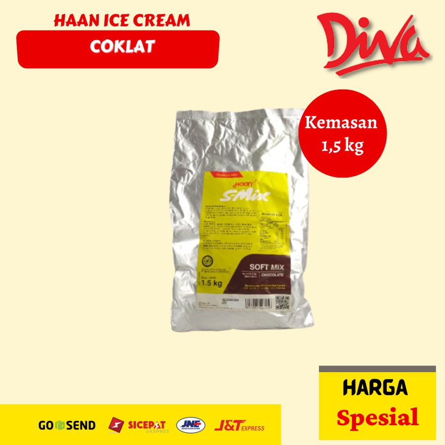 

[1,5 Kg] Haan Ice Cream Mix Mix Coklat Kemasan baru