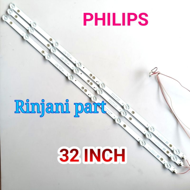 BACKLIGHT LAMPU LED TV LED PHILIPS 32PHT4002S/70 ORIGINAL BACKLIGHT PHILIPS 32 INCH