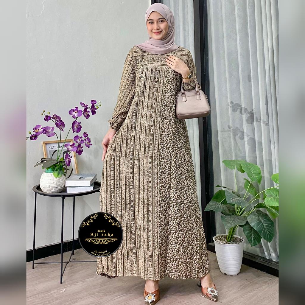 Jumbo Gamis Bini Orang Deres Gamis Model Terbaru Gamis Kurung Wsnita Lebaran 2026 Import Kondangan G