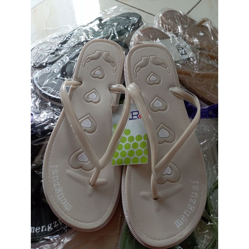 Sandal Jepit Karet Wanita Import