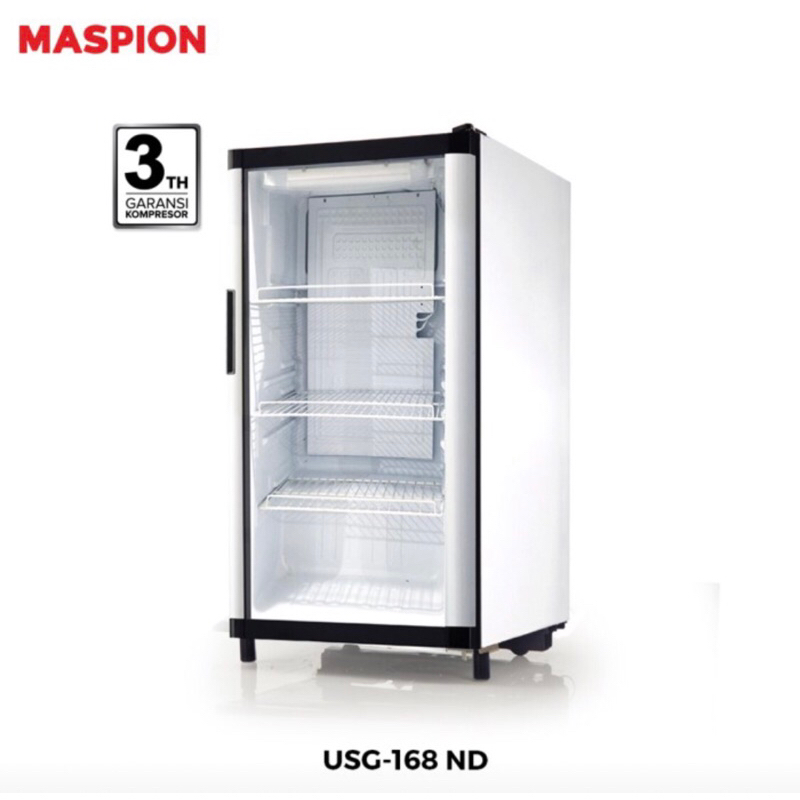 SHOWCASE LEMARI PENDINGIN MASPION 168