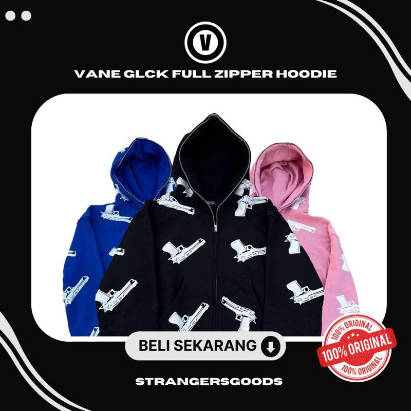 VANE GLCK FULL ZIPPER HOODIE