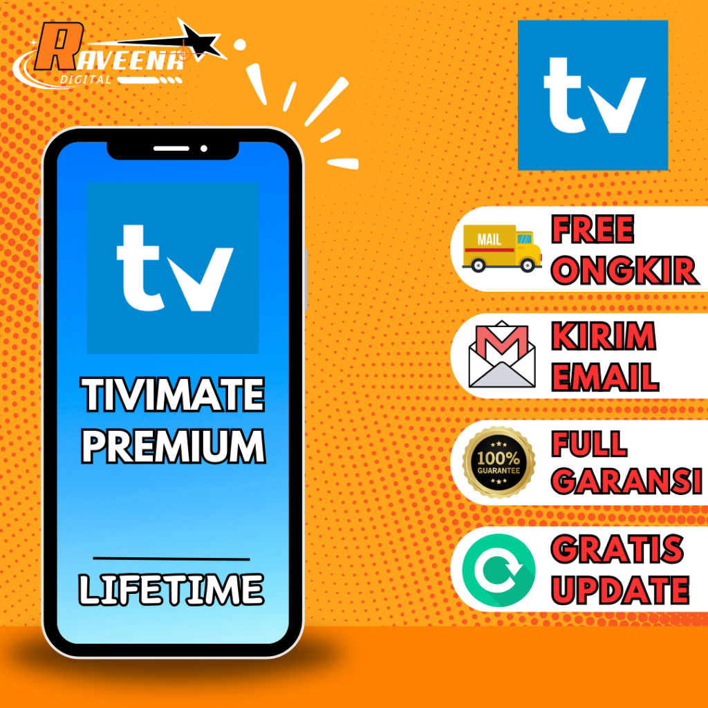 Tivimate Premium Lifetime | Unlock banyak Channel | Bergaransi Selamanya