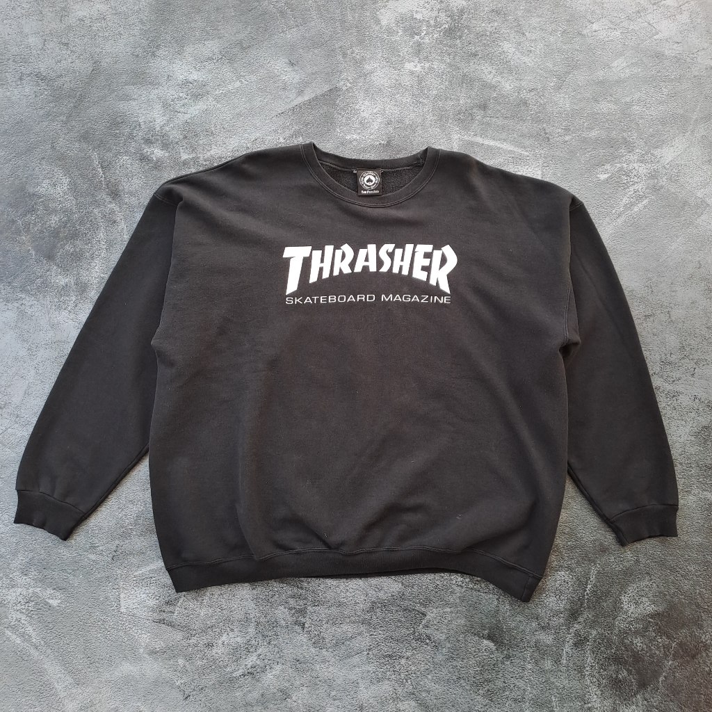 Crewneck Thrasher Hitam Original