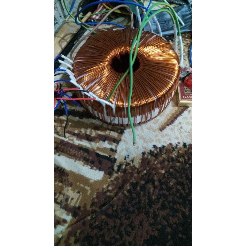 trafo toroid 4kva 55/110