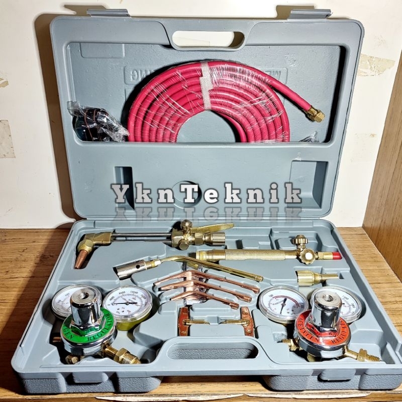 Welding Cutting Torch Set Oxygen Acetylin H 5002 Stang Las Set / Alat Las Welding Dan Cutting Set