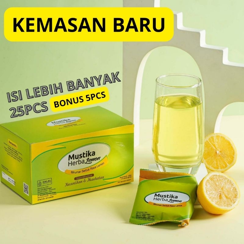 Mustika Herba Lemon - mustika pelangsing herbal