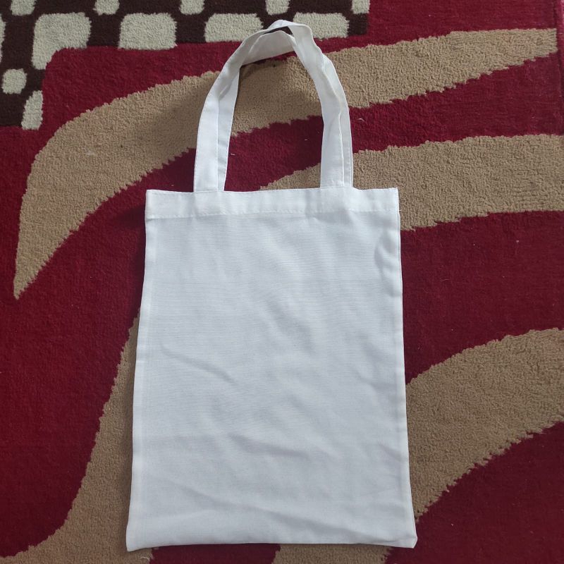 Tote Bag tas blacu polos ukuran 20 cm x 30 cm termurah
